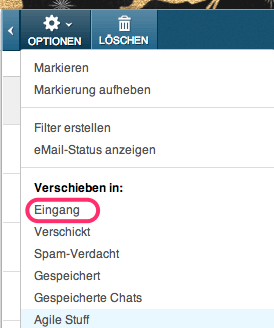 Gelöschte AOL Mails wiederherstellen.