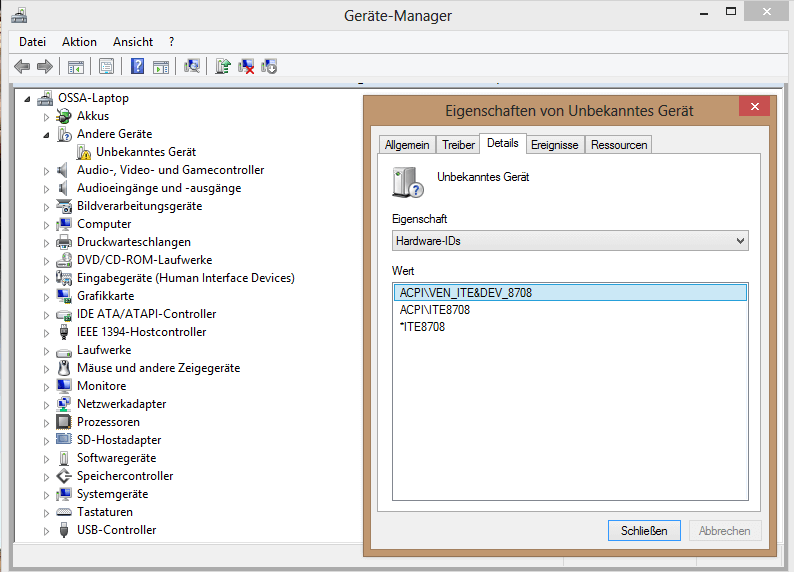 Gerätetreiber des WD-Laufwerks aktualisieren