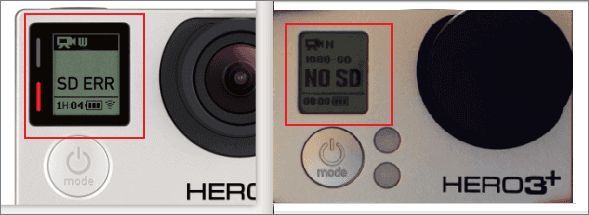 GoPro SD Karte Fehler