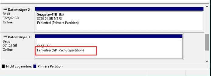 GPT-Schutzpartition