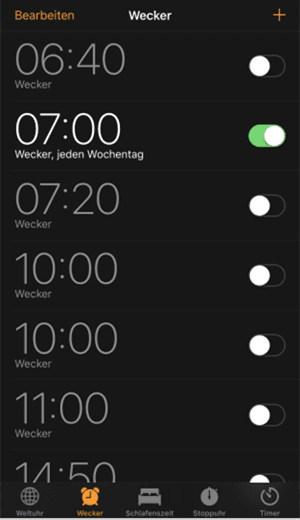 Iphone wecker zu leise