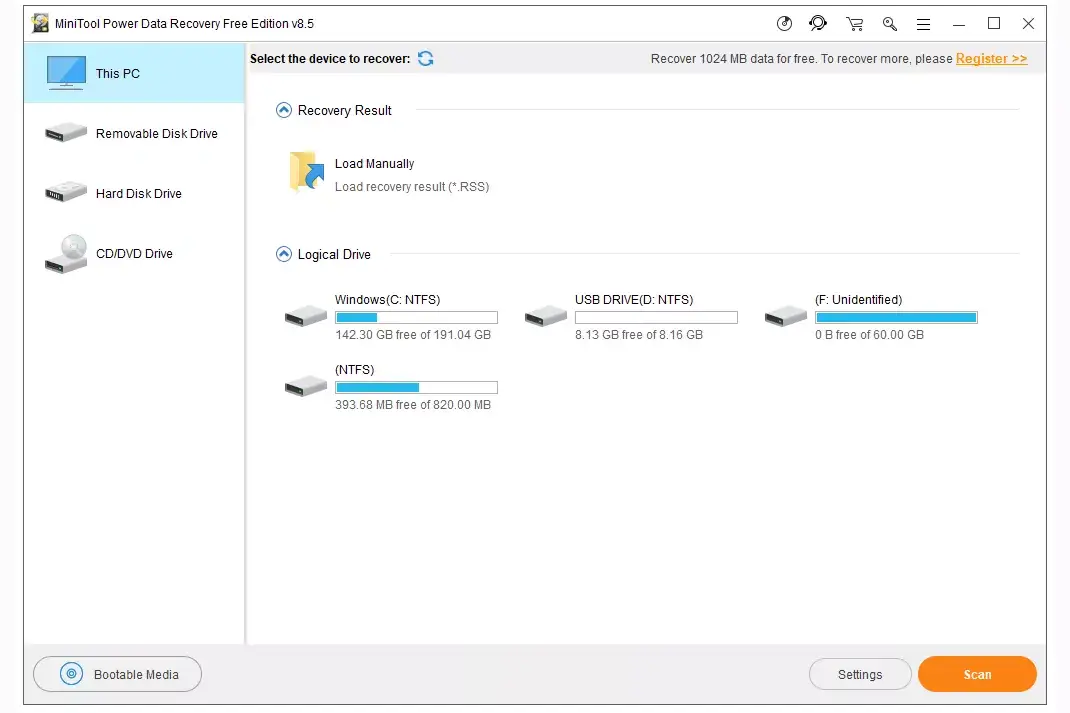 minitool Power Data Recovery