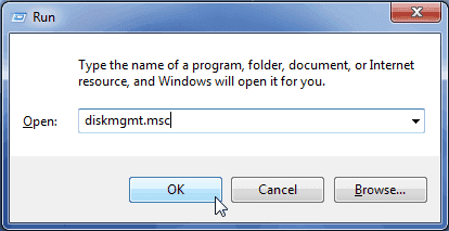 Datenträgerverwaltung öffnen