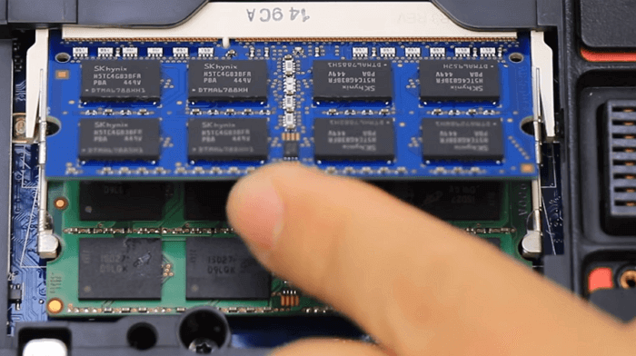 die Module neu einsetzen