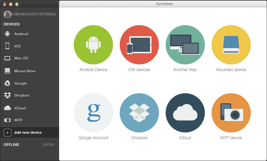 SyncMate - Software zur Datenübertragung