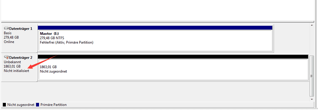 Wd my passport nicht initialisiert