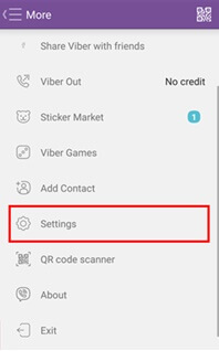 viber settings