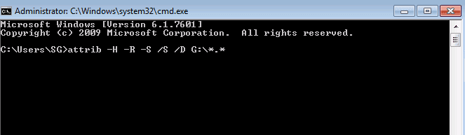 mit der Hilfe von CMD Datenwiederherstellen