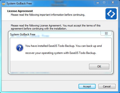 System GoBack Backup