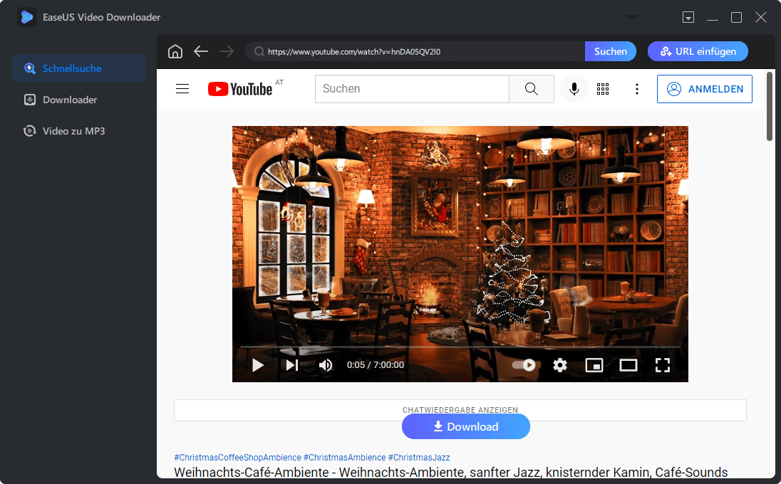 Audio von YouTube Video downloaden - Schritt 2