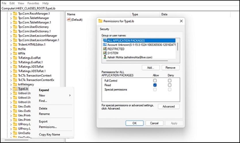 Berechtigungsdetails