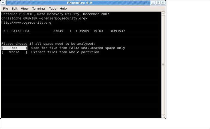 Wählen Sie zwischen frei und ganz