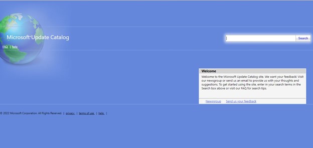 Zur Microsoft-Update-Website gehen