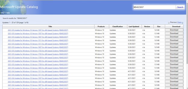 Windows-Version auswählen