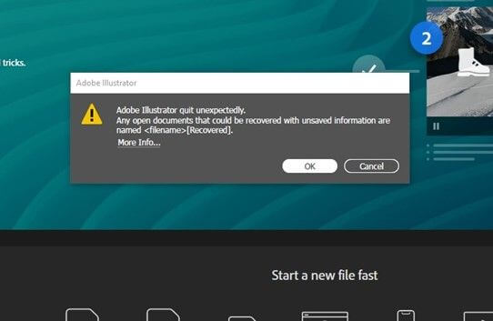 ungespeicherte illustrator datei wiederherstellen - 1