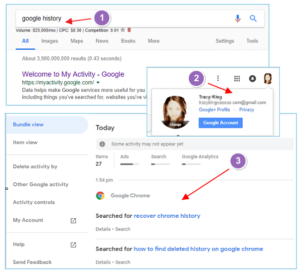 gelöschten Chrome-Verlauf wiederherstellen