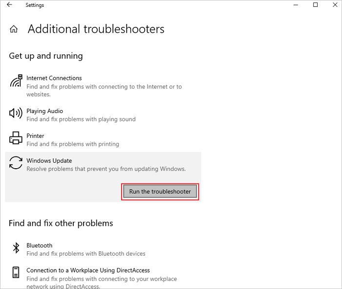Windows Problembehandlung ausführen