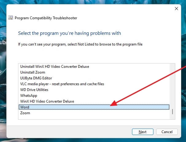 Word-Kompatibilitätsprüfung durchführen