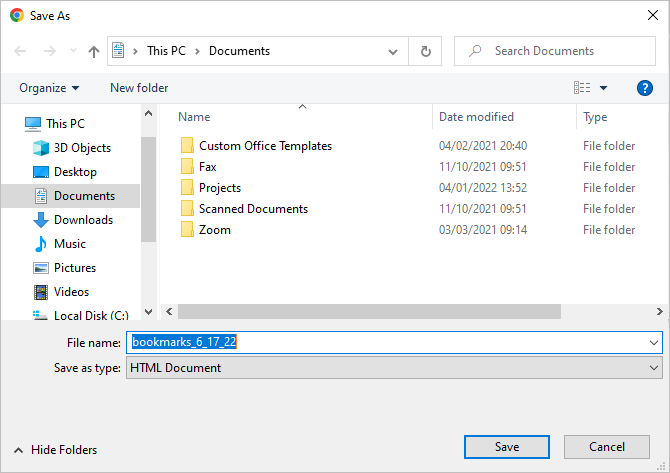 Lesezeichen speichern