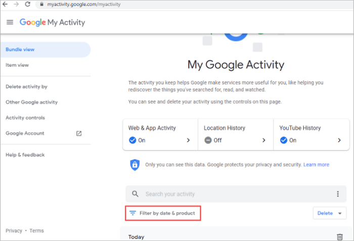 Chrome-Verlauf nach Datum durchsuchen - 1