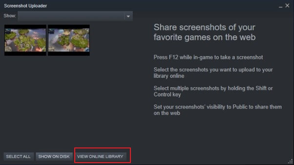 Steam-Screenshots online ansehen