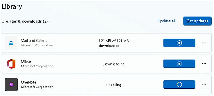 Mail-App aktualisieren