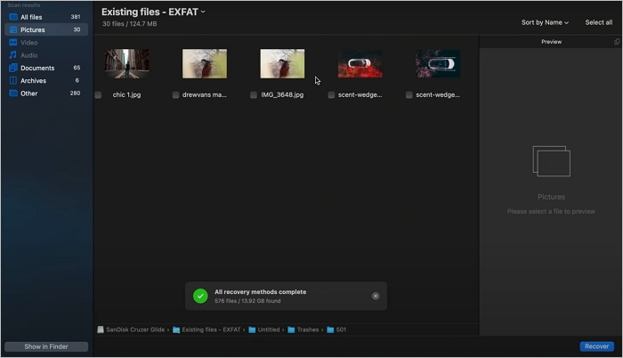 Disk Drill stellt Daten wieder her