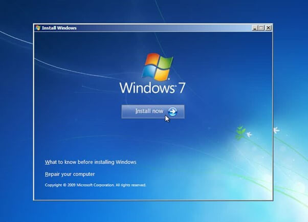 Windows 7 installieren 
