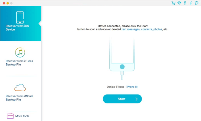 AppGeeker iOS-Datenwiederherstellung