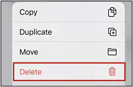 Option löschen