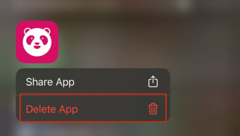 Klicken Sie auf die App