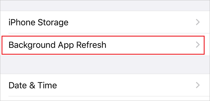Hintergrundaktualisierung