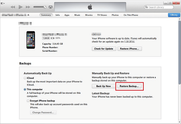 So stellen Sie den Wechat-Chatverlauf von iTunes wieder her