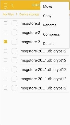 klicken Sie auf Umbenennen