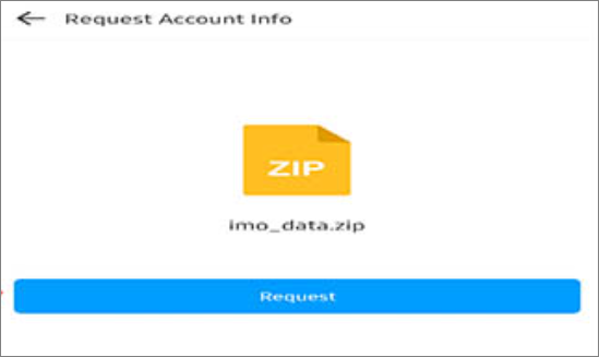 Kontoinformationen für IMO anfordern