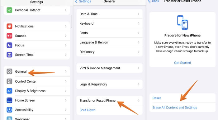 iPhone zurücksetzen