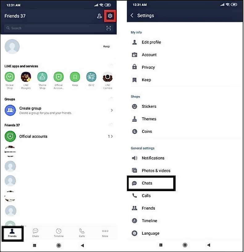 Line-Chats auf dem PC wiederherstellen