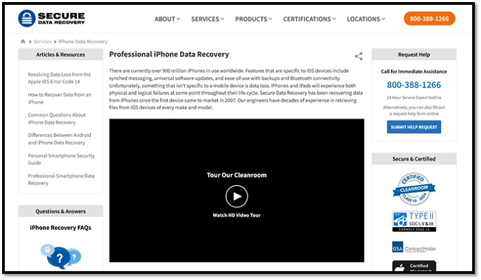 Professionelle iPhone-Datenwiederherstellung