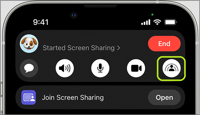 So teilen Sie den Bildschirm in Facetime auf dem iPhone/iPad