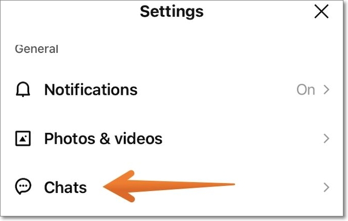 Tippen Sie in der Line-App auf die Chat-Option