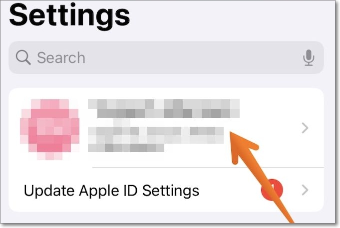 Tippen Sie auf Profileinstellungen