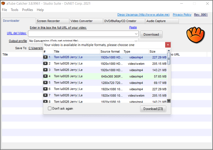 aTube Catcher Video-Downloader