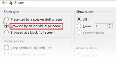 Auf Browsed by an individual klicken