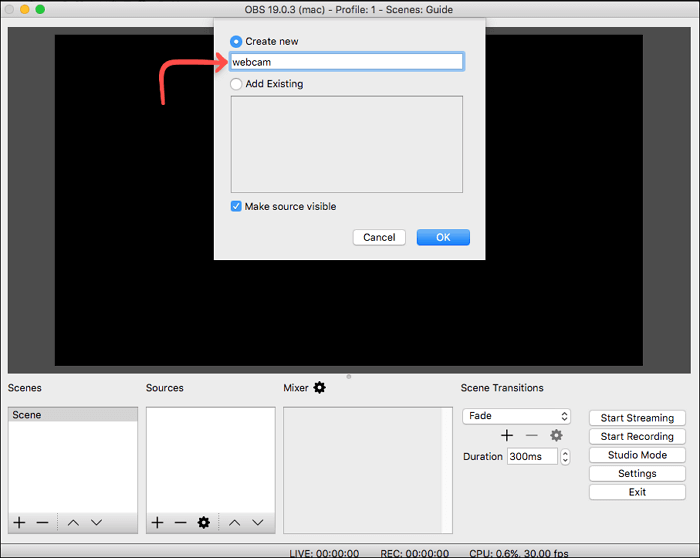 OBS - Low-End-PC-Bildschirmaufzeichnungssoftware