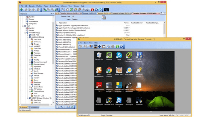 SolarWinds Dameware Fernwartung