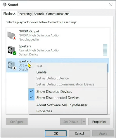 Legen Sie das USB-Audiogerät als Standard fest