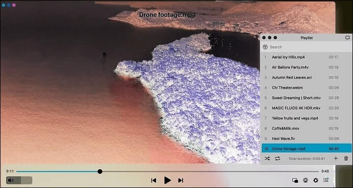 Abspielen von MKV-Dateien auf dem MAC mit Elmedia