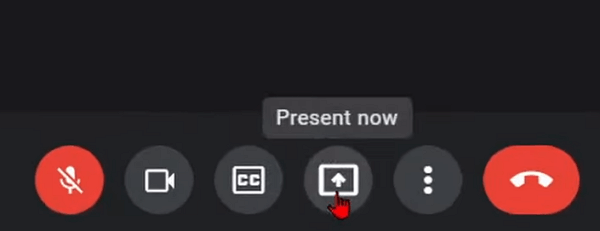 So präsentieren Sie auf Google Meet