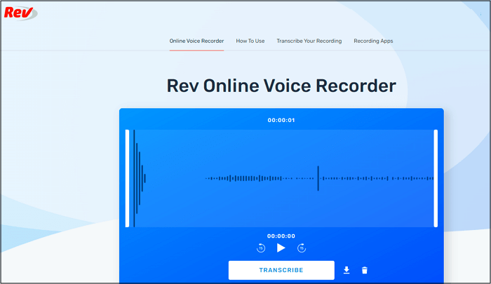 Rev Online Sprachrekorder