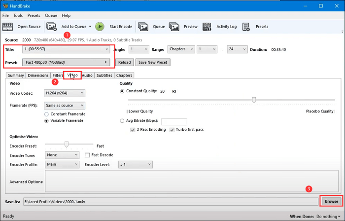 Einstellungen anpassen